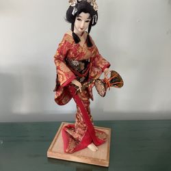 Vintage Kyugetsu Geisha Doll