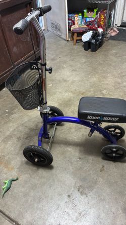 Blue knee rover.