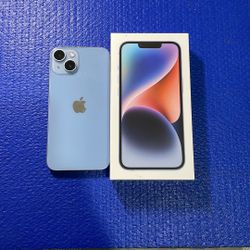 Iphone 14. 128gb Blue Color Unlocked