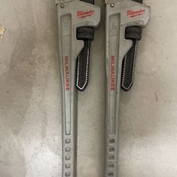 Milwaukee 24 in. Aluminum Pipe Wrenches
