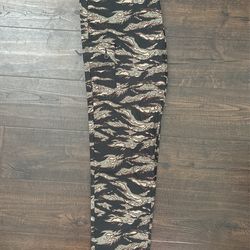 Mens Tiger Camo Camouflage Cargo Pants 31x32