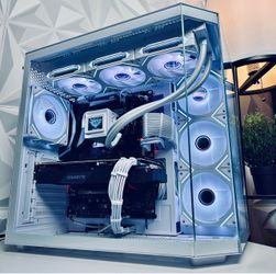 🤍White RGB Gaming PC – i7-8700K / RTX 2070 Super / 16GB / 1TB NVMe ❄️🎮