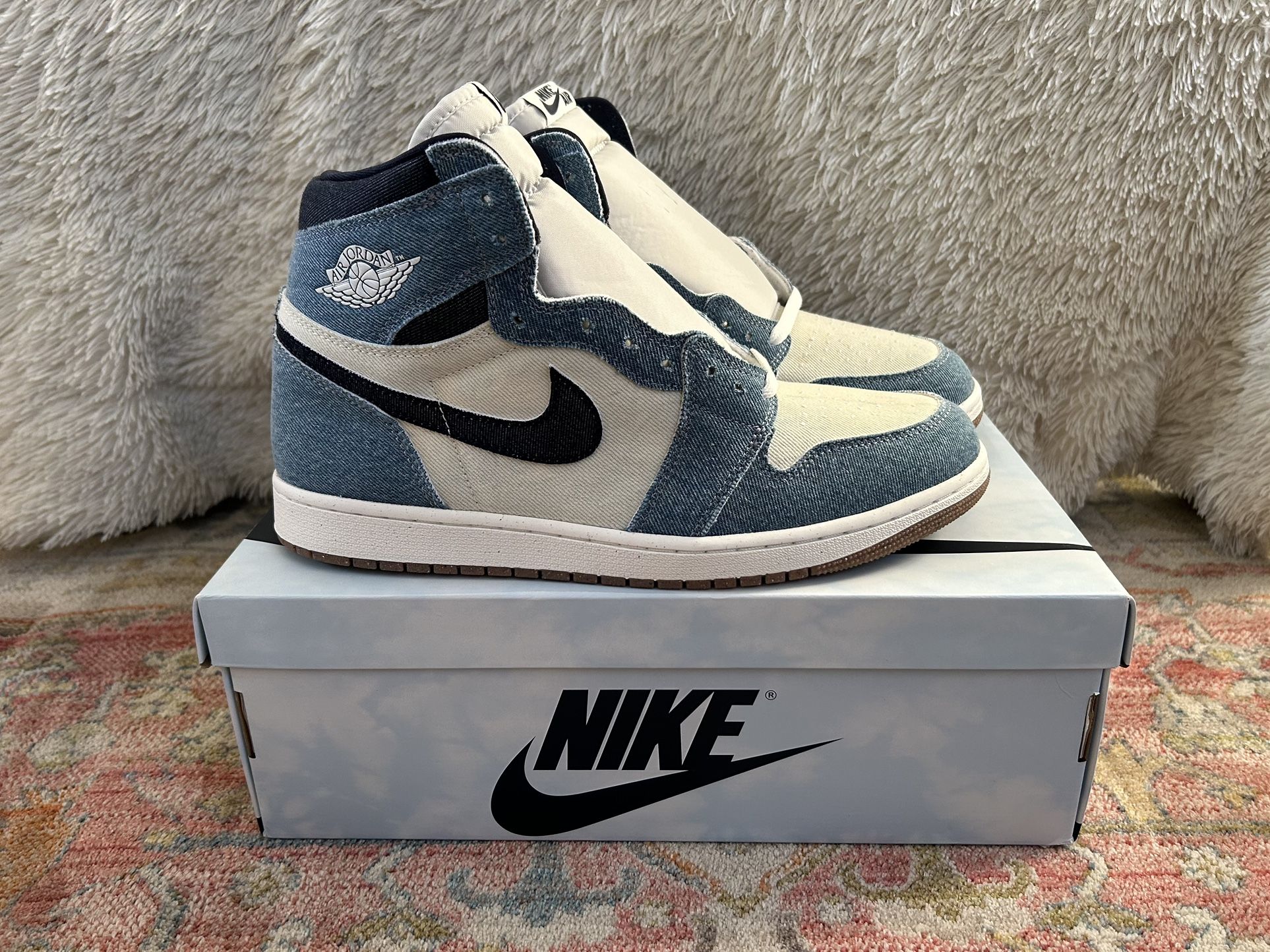 Air Jordan Retro 1 High Og Denim Sz 11.5.