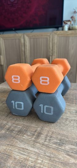 8lb & 10lb weights