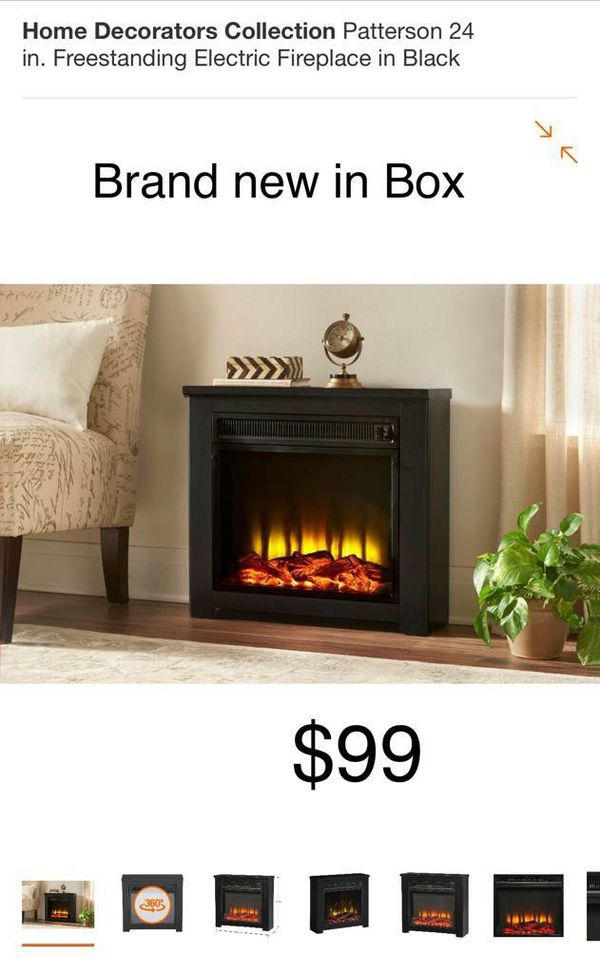 Patterson 24" freestanding electric fireplace for Sale in Bakersfield