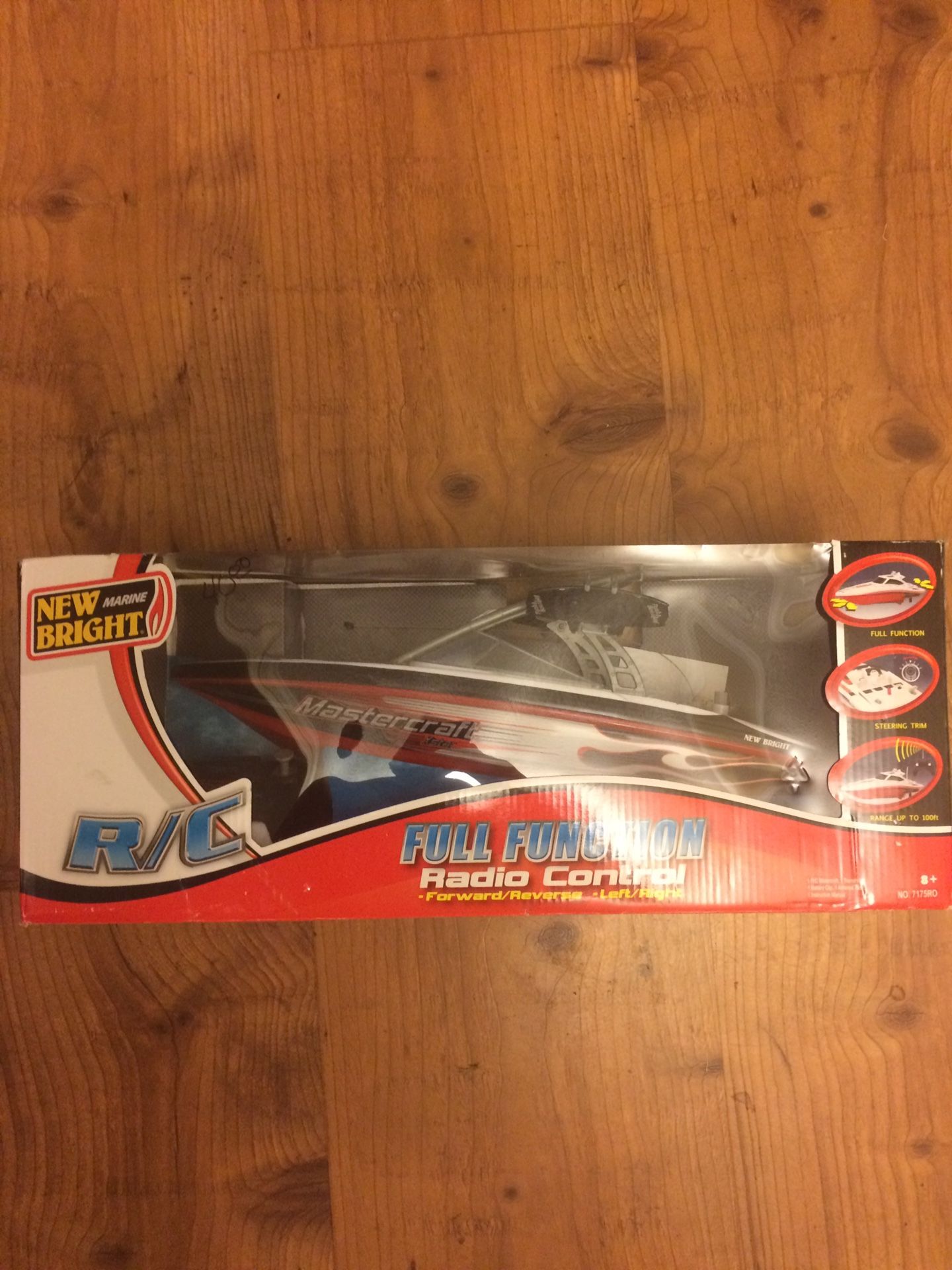 New bright RC marine mastercraft full function radio control boat NIB