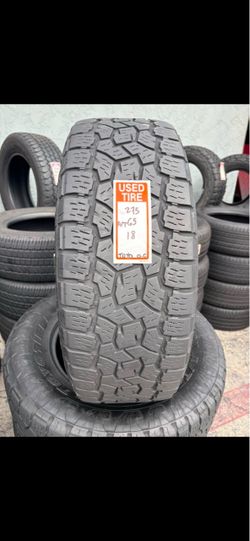 275-65-18 Toyo Open Country A/T Full Used Tire Set $350 Free Mounting and Balancing