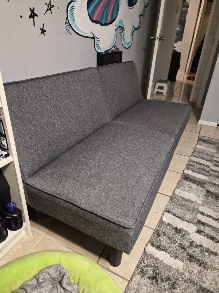 Mainstays Grey Futon Couch