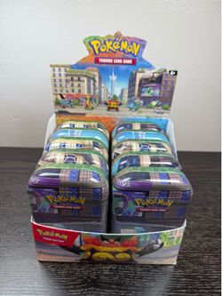 Pokemon Lumiose City Mini Tin Display (NOT SEALED)