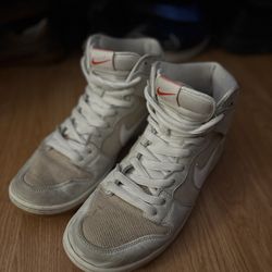 Nike High Top Grey Athletic Sneakers