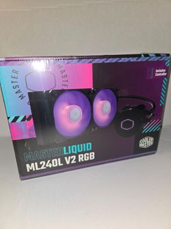 CoolerMaster MasterLiquid ML240L RGB V2, Close- Loop AIO CPU