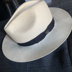 New Scala Pro Series Panama Style Straw Fedora Hat – 100% Toyo – Size L/XL