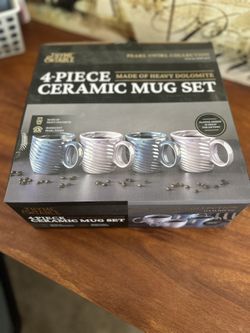 4-Piece Ceramic Mug Set