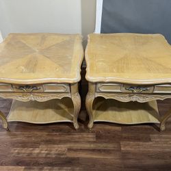 Side Tables with Drawer