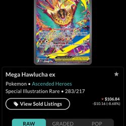 Hawlucha SIR Pokemon Card Ascended Hero’s 