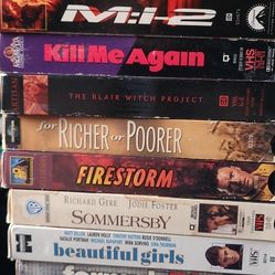 Lot Of 12 Vhs