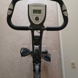Foldable Indoor Exercise Bike with Pulse Monitoring