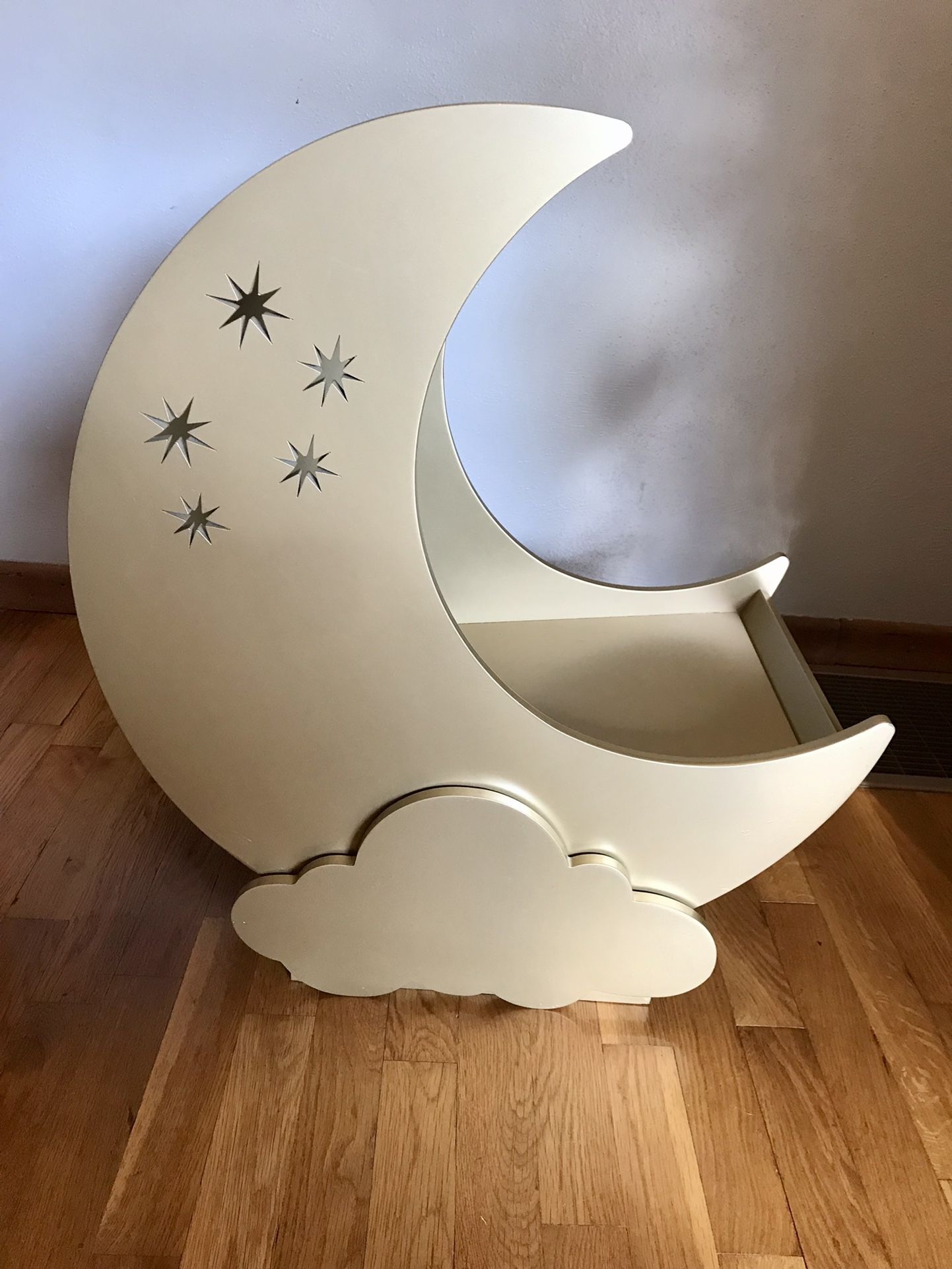 Crescent moon sale doll crib