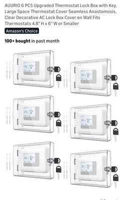 Thermostat Lockbox W/ Key (6 Pcs)