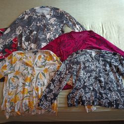 5 Karen Scott Cardigans All Size XL
