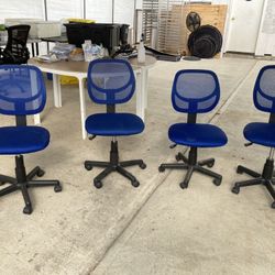 4pc Office Rolling Chairs