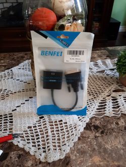 BENFEI Adaptador activo de DVI-D a VGA, DVI-D 24+1 a VGA macho a


