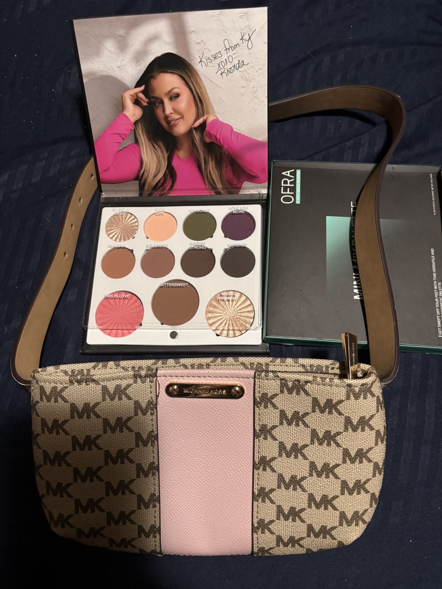 Michael Kors Purse Plus Makeup Kit