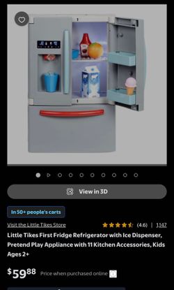Little Tikes First Fridge Pretend Play Refrigerator