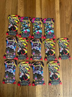 13x Pokemon Mega Evolutions Pitch Black Sleeved Booster Pack