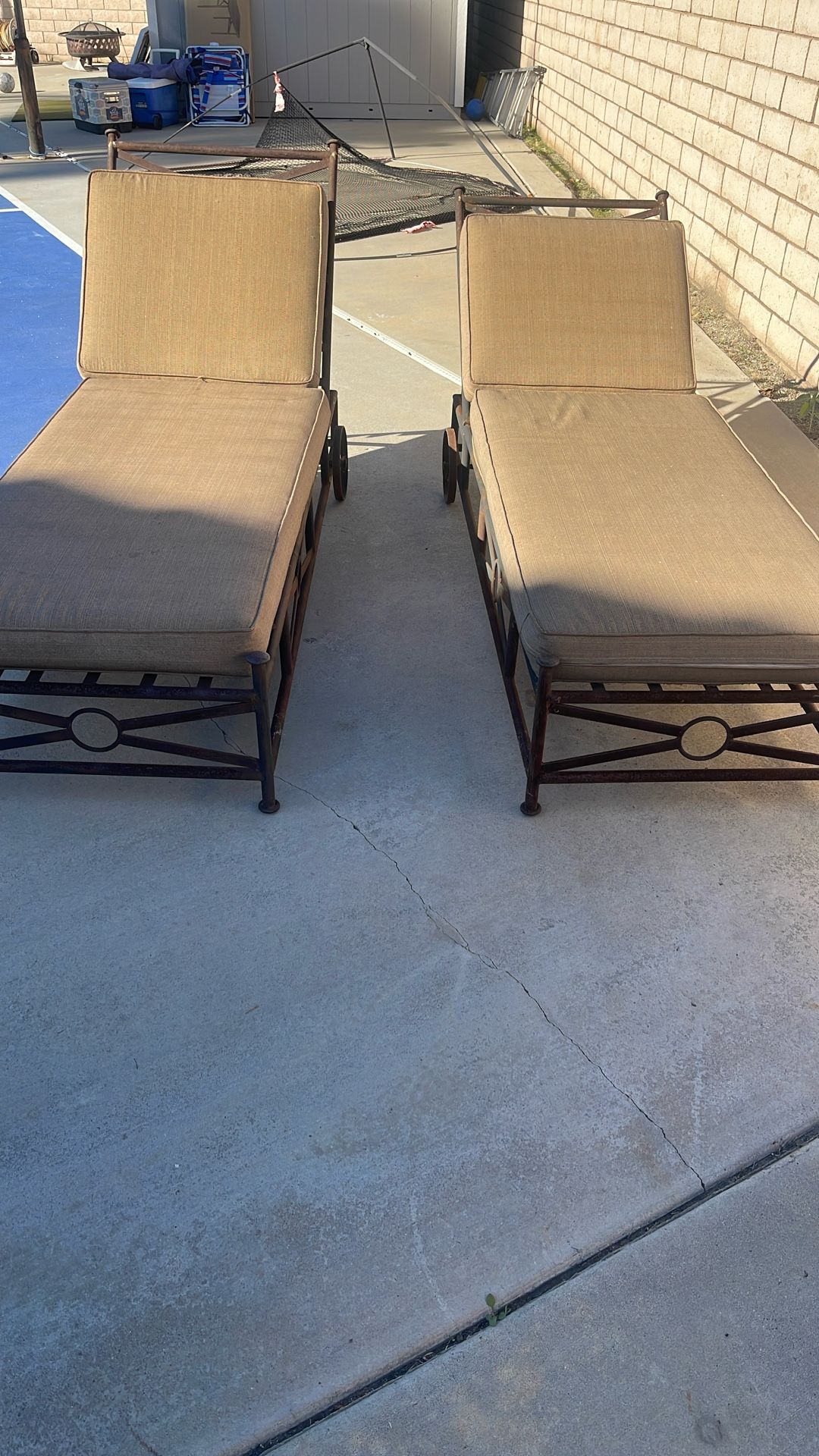 2 Heavy Duty Lounge Chairs