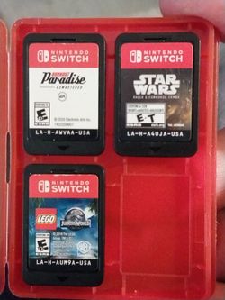3 Nintendo switch games $30 each