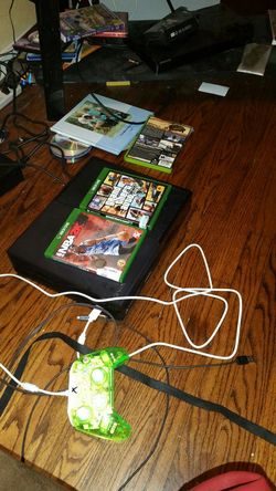 Xbox1 with games and two remotes