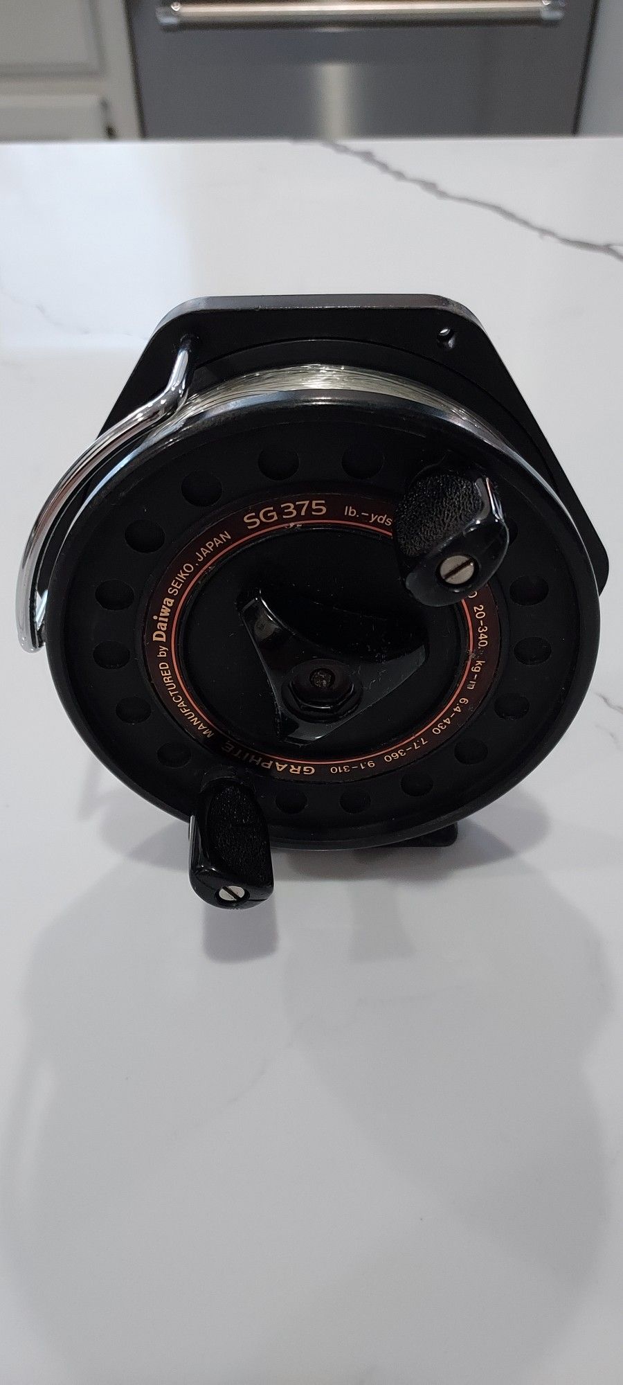 Vintage Daiwa SG375 Graphite Mooching Reel made In Japan