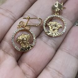 Earrings Plate Gold
