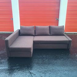 Brown Sectional Couch - Free Delivery