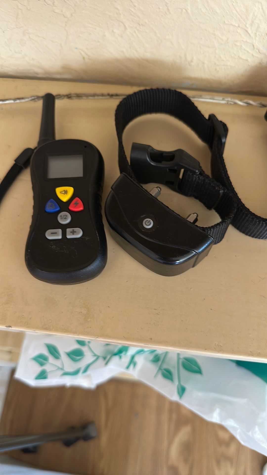 Dog training collar