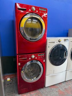 Set LG washer and dryer gas