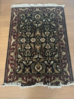 *SEND OFFERS* Indo-Nepali Handmade Rug - 100% Wool - 6.3X4.2 Feet