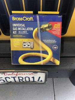 Gas installation 48 in never used inside the box