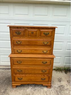 Solid Wood Tall Chest of Drawers | Bedroom Dresser s