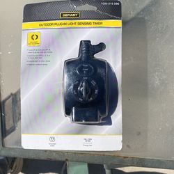 Outdoor Plug In Light Sensing Timer
