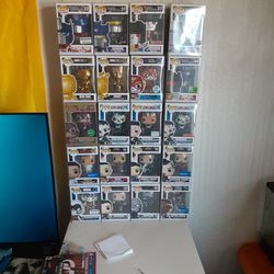 Lot Of Funko Pop Collectibles 