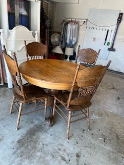 Dining table with 4 chairs