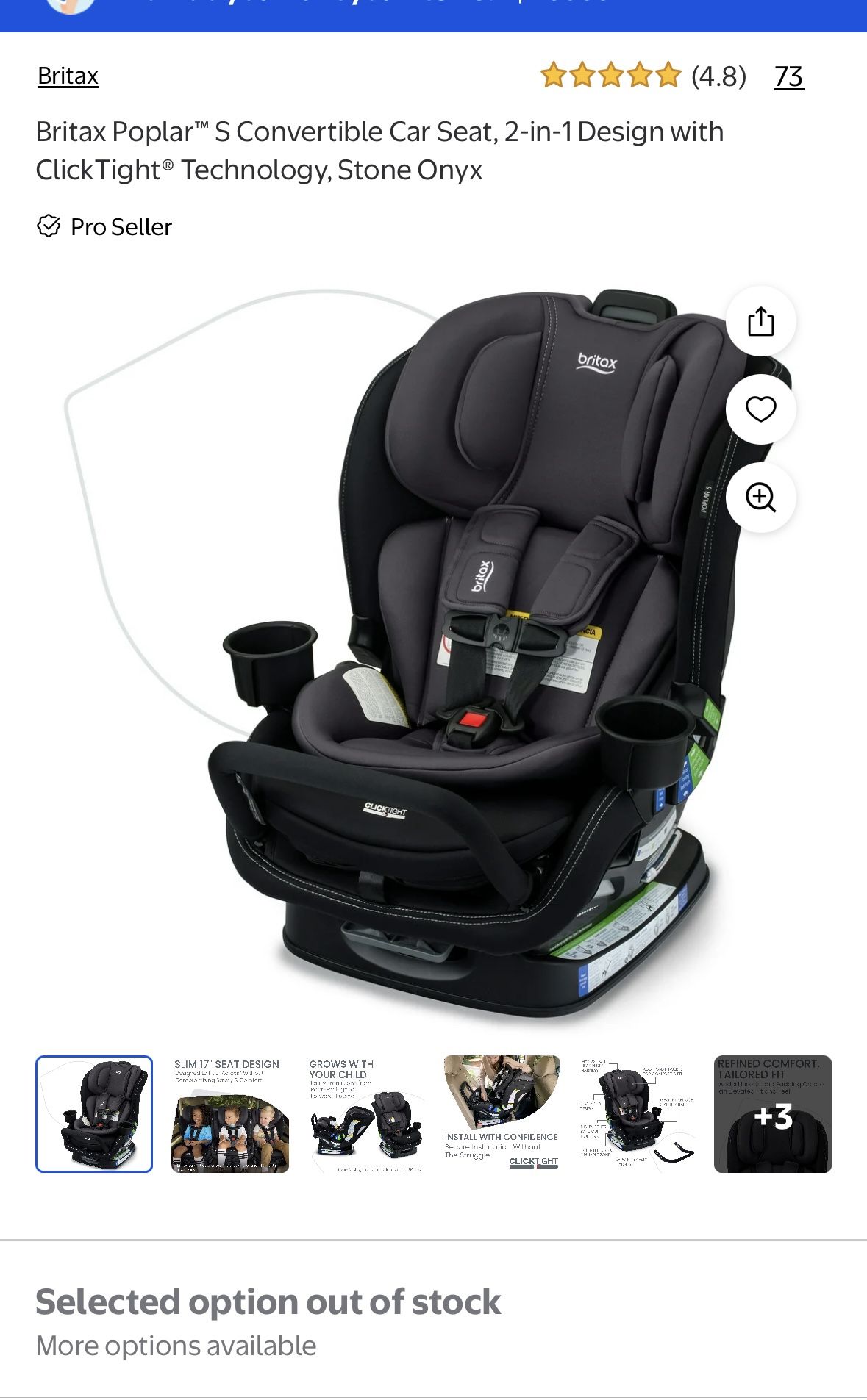 New Britax Car seat
