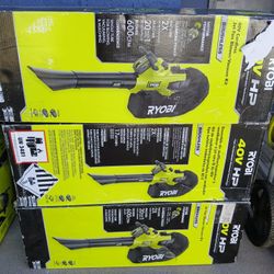 LEAF VACUUM/BLOWER RYOBI 40V 