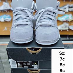 AIR JORDAN 5 RETRO WOLF GREY (TODDLERS)