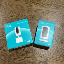 Ring Pan-Tilt Indoor Cam (Plug-In) & Ring Outdoor Cam Plus (Battery) – Brand New, Sealed