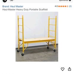 Movable scaffolding haul master