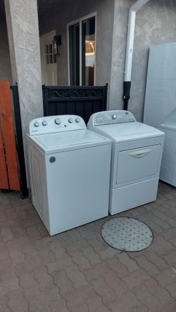 Washer and gas dryer