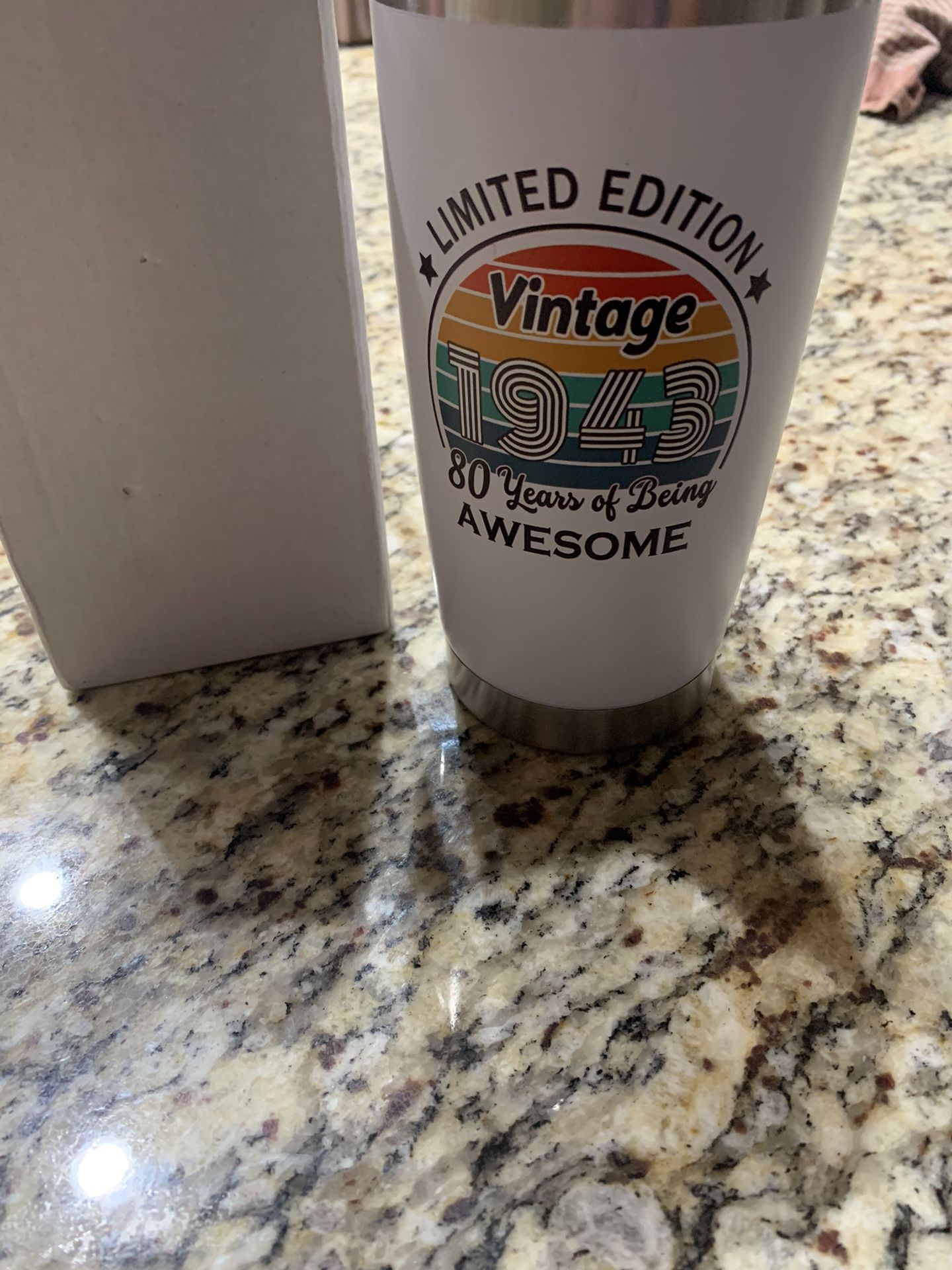 Happy 80th Birthday Cup. NEW